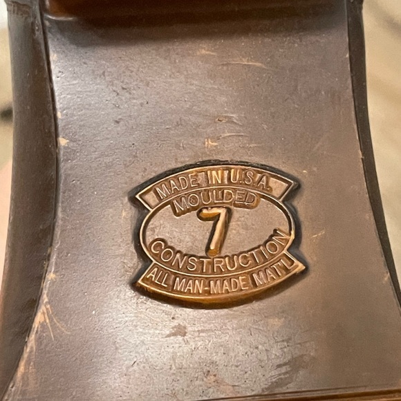 Vintage Moulded Construction zip calf riding boot-size 7-Sherpa lined - Picture 12 of 13